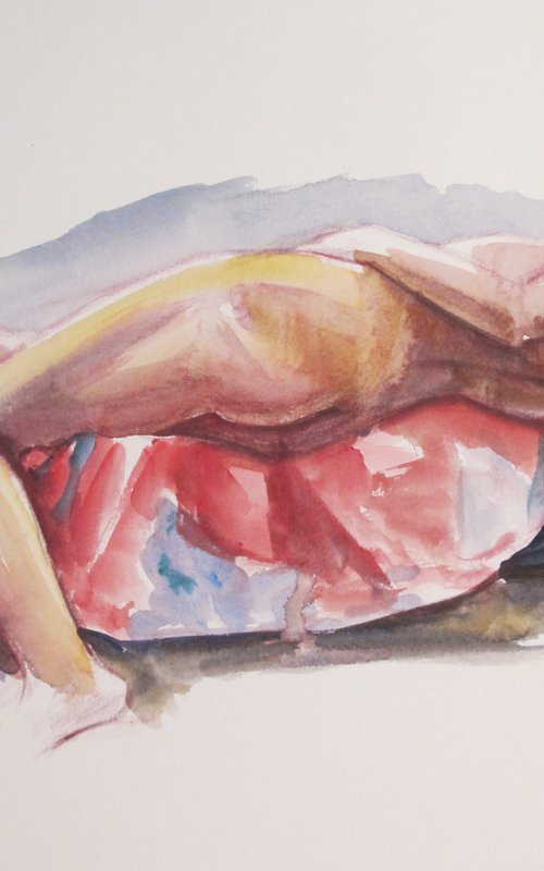 reclining female nude by Rory O’Neill