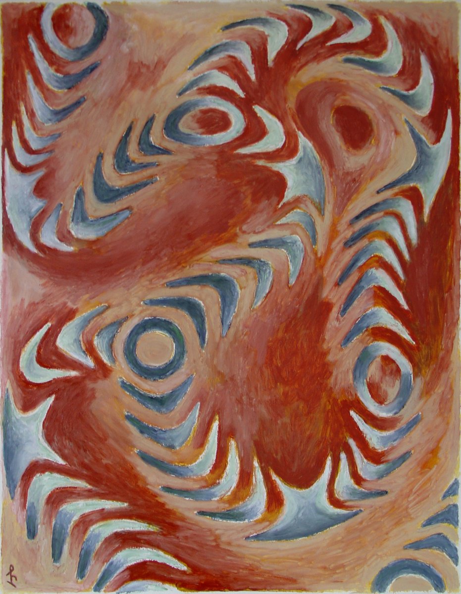 Composition 17 By Lia Chechelashvili, 19 X 25, Artwork For Sale On Artfinder