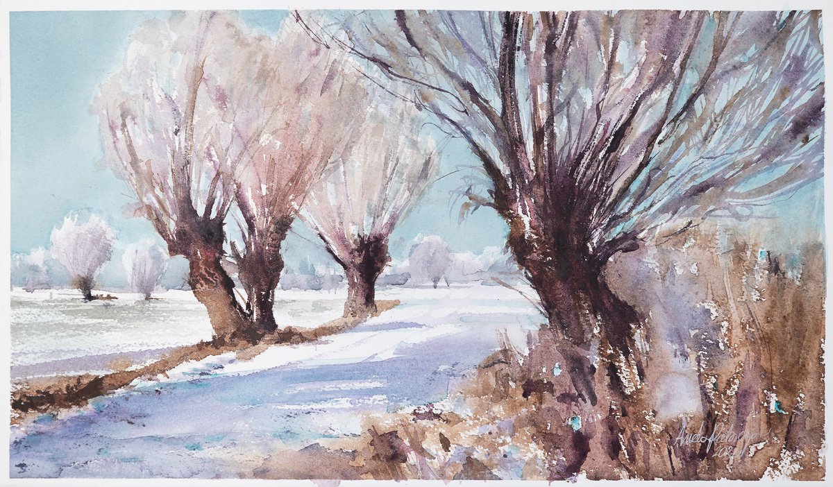 Winter landscape by Aneta Kamraj - Rabiega