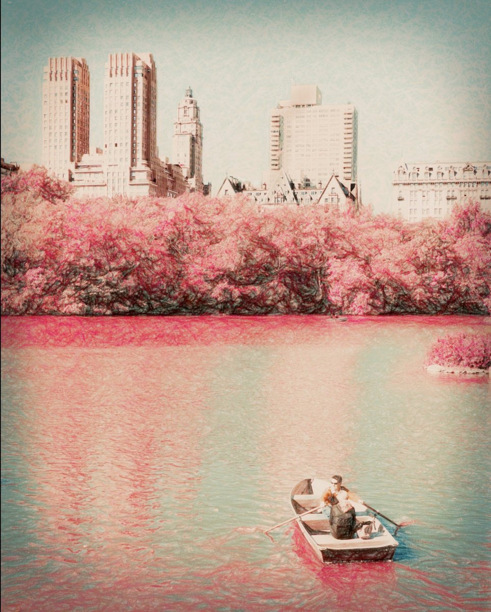 Impressionistic Photograph , Rowing To San Remo By Louise O