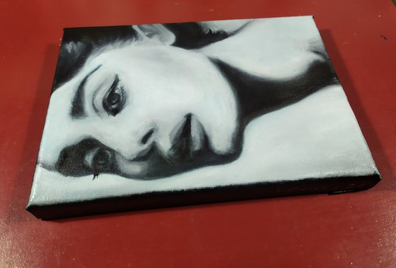 Miniatures Portraits  "Audrey Hepburn"