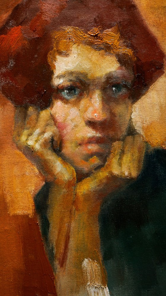 unfinished portrait