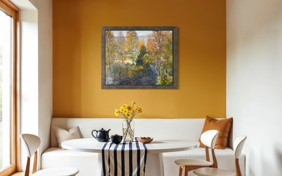 Soft autumn near the fjord