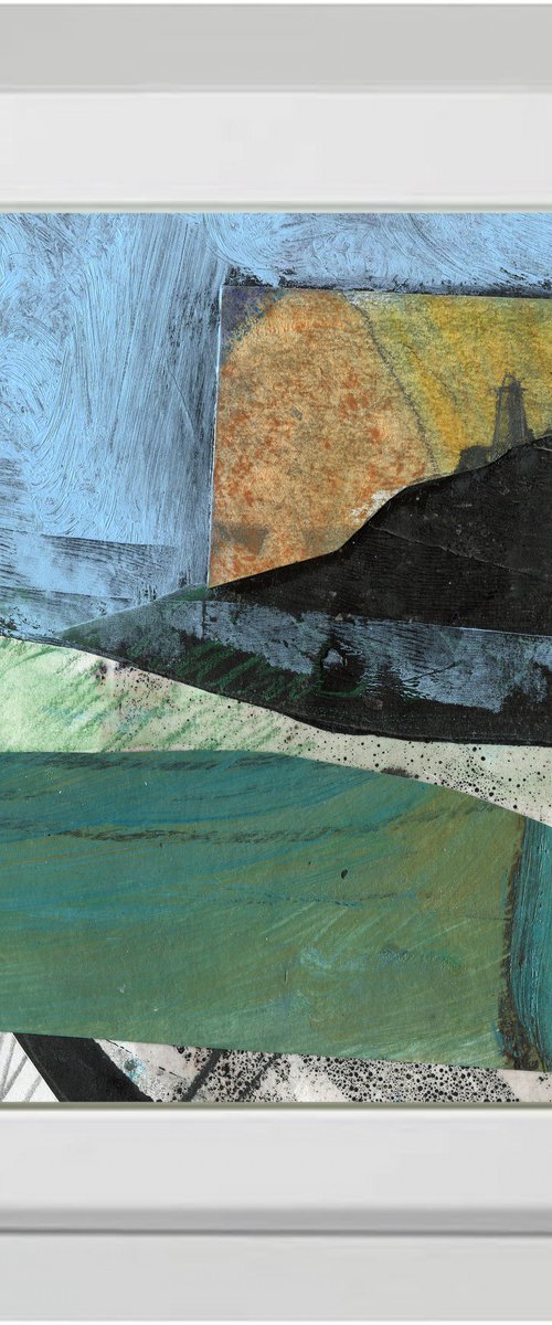 Lighthouse and Fields by Elizabeth Anne Fox