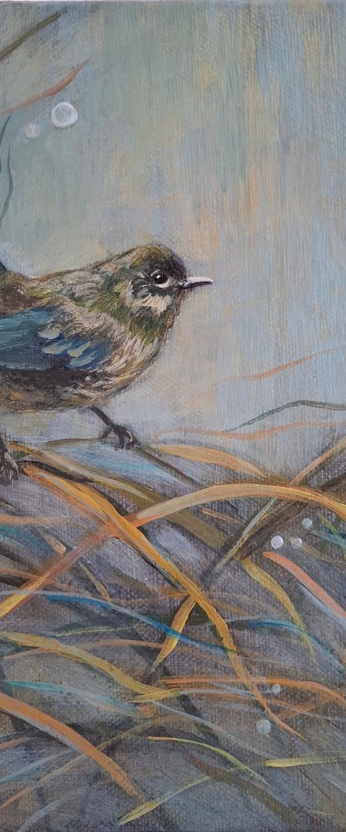 Acrylic painting "Bird" by Olena Kolotova