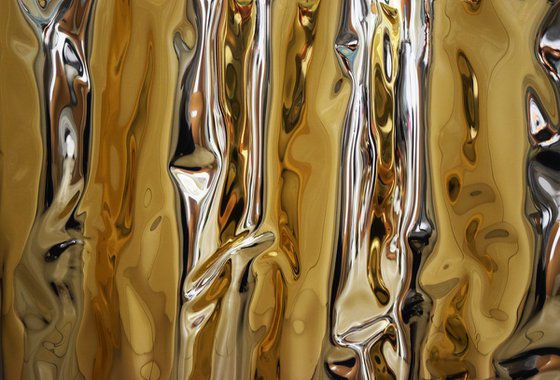 Golden Waves Sculptural