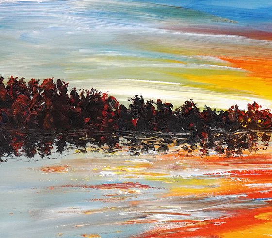 Romantic Evening Lake C 1