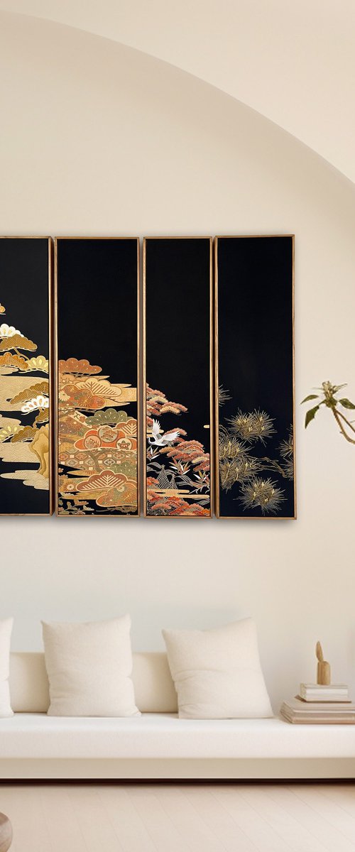 Pines through Seasons by Lena Okamoto