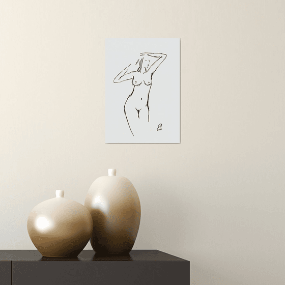 Nude Sketch 21.03 /  ORIGINAL PAINTING