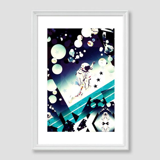 The Spaceman | 20 X 30 cm | Unique Digital Artwork printed on Photo Paper | 2013 | Simone Morana Cyla | Published |