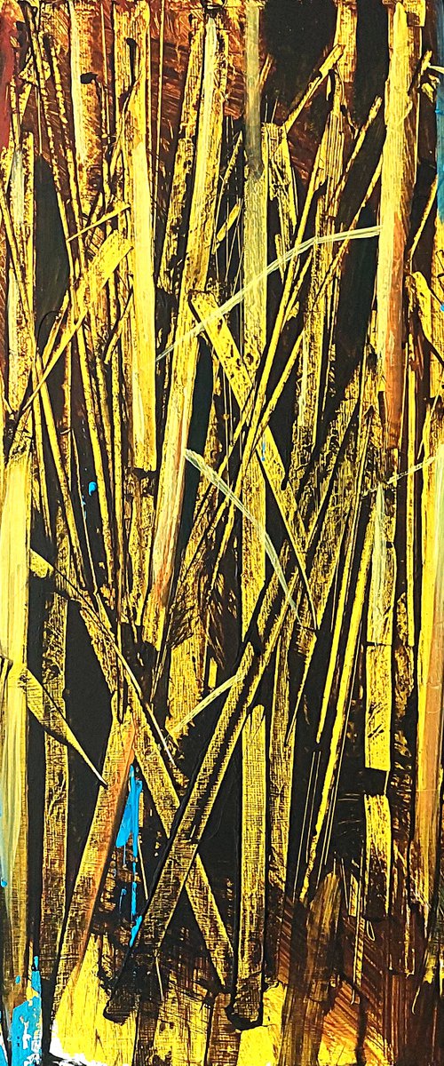 Yellow reed by Ovidiu Buzec