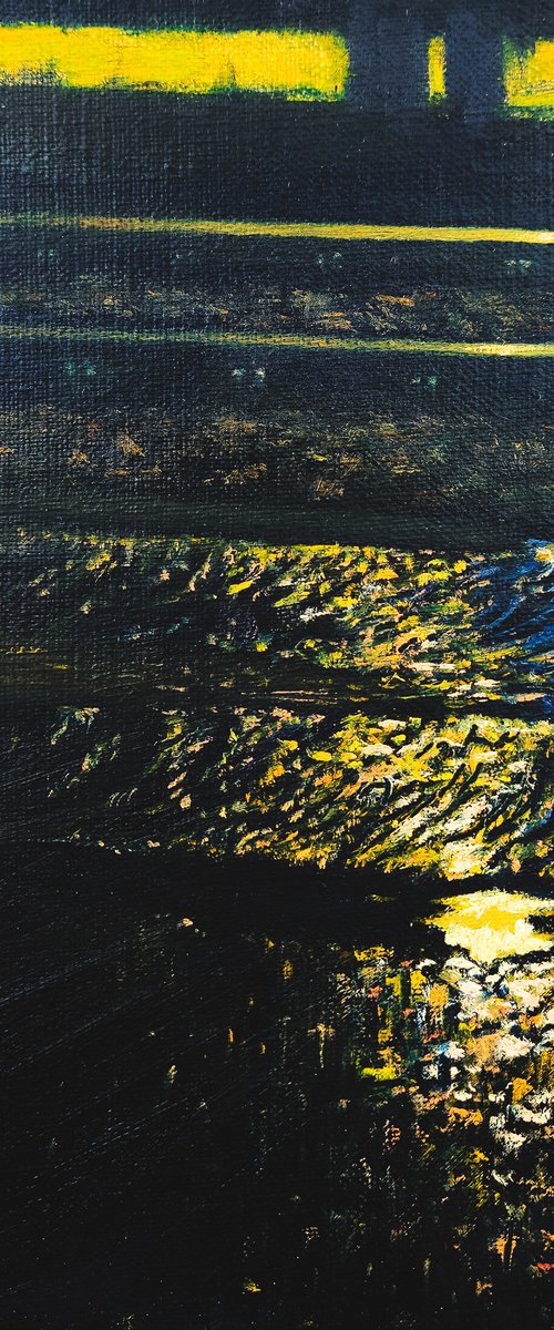 Asphalt at the Warsaw Ursus Północny Station by Eliza Kołodziej