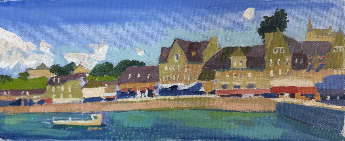 By The River By Kate Sosonna, 14 X 6, Artwork For Sale On Artfinder