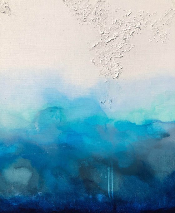 all blues of the sea (160 x 60 cm) Dee Brown