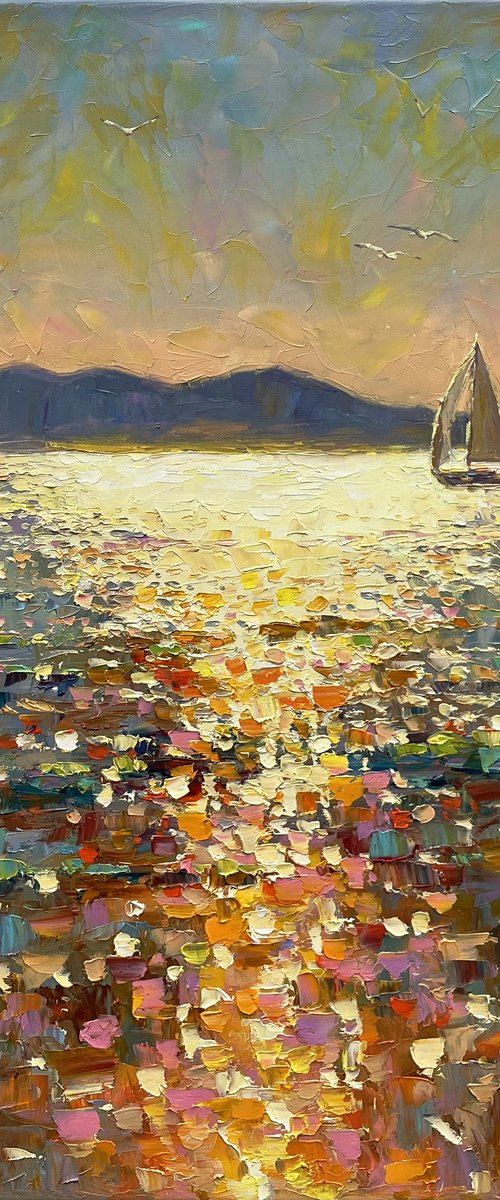 "sunrise of the sea" by Evgeny Chernyakovsky