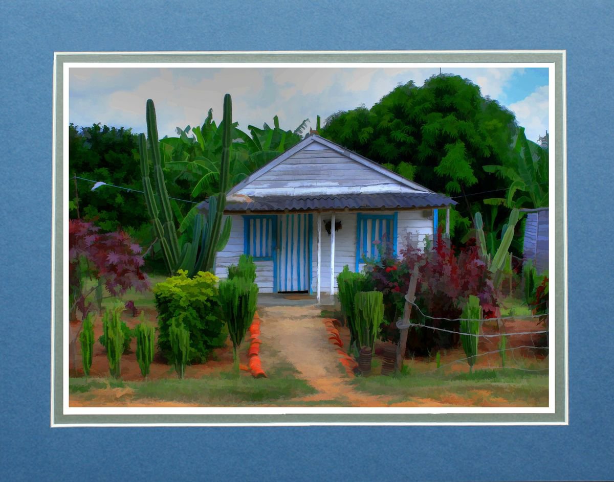 House and garden in Cuba by Robin Clarke