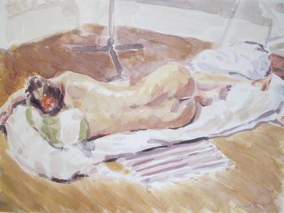 reclining female nude