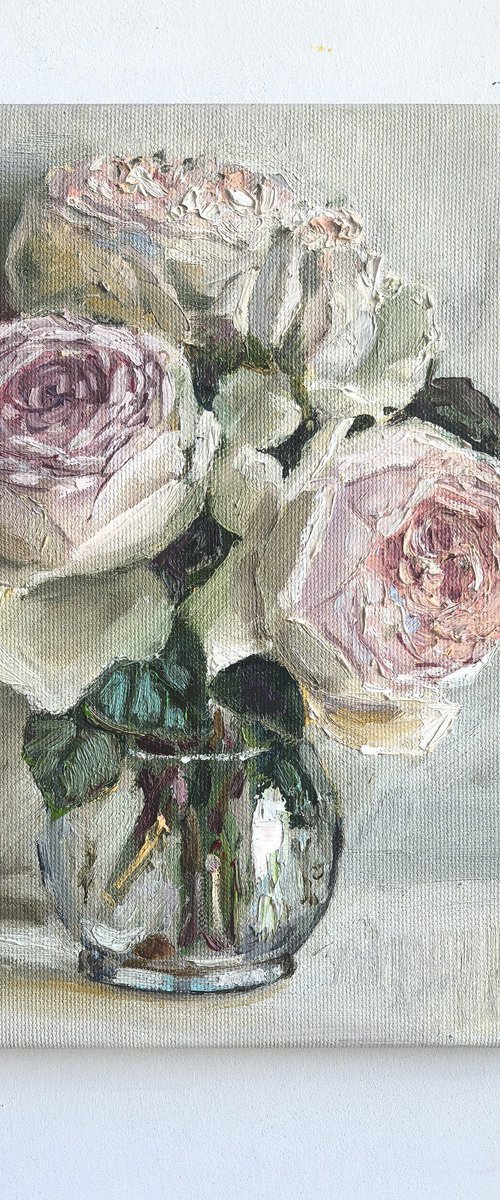 Pink roses by Leyla Demir
