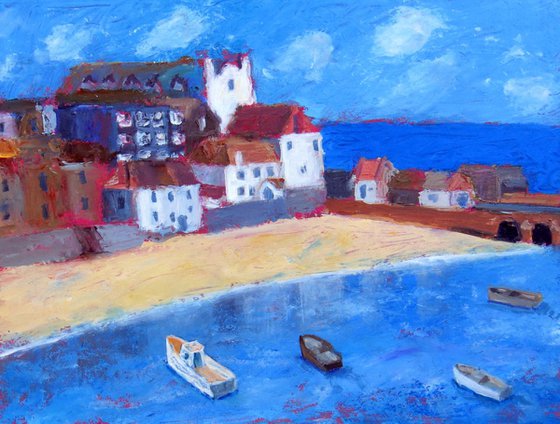 St Ives harbour.