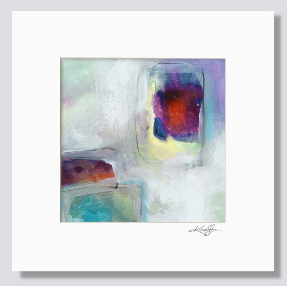Tranquility Travels 9 - Abstract Painting by Kathy Morton Stanion