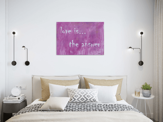 Love Is The Answer (pink)