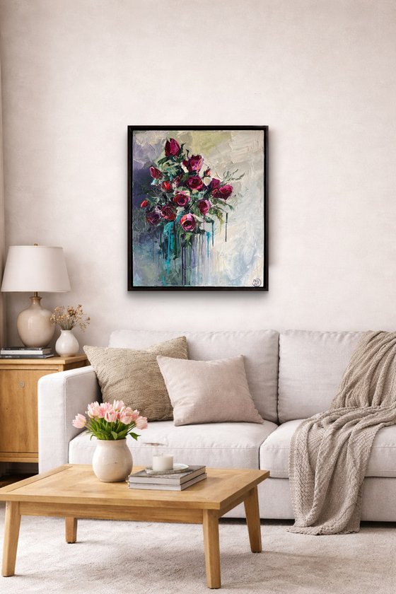 Flowing Roses II – Rose Bouquet