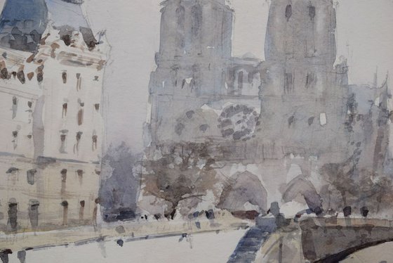 Floating by the Paris (  Notre Dame )