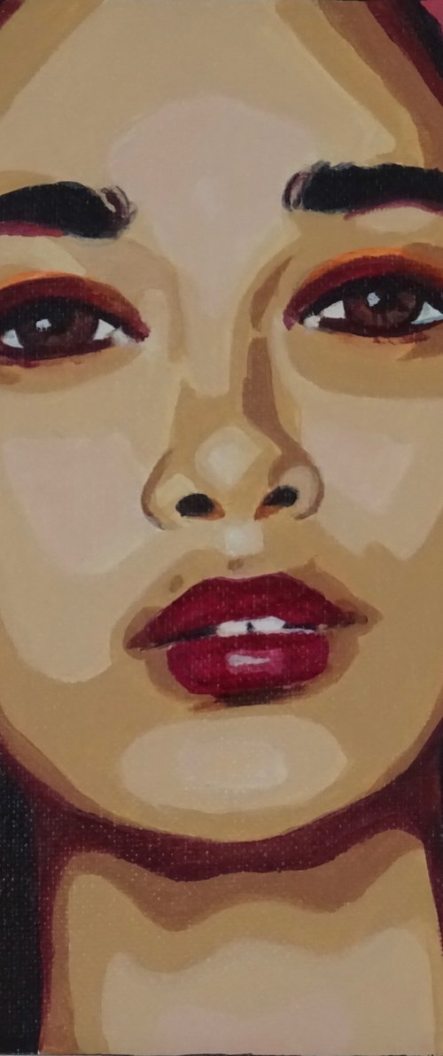 Small Faces Series #6 by Penny Burton