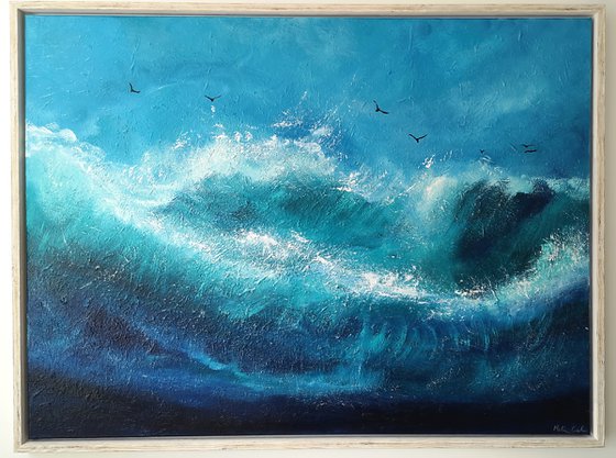 The Big Blue - framed seascape, stunning, panoramic