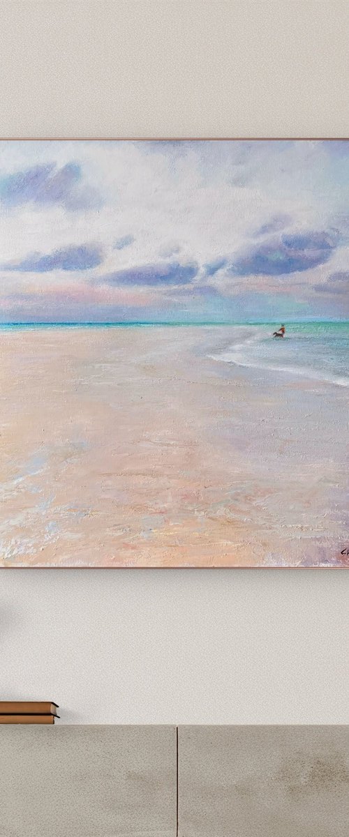 Between Sky and Waves by Helen Shukina