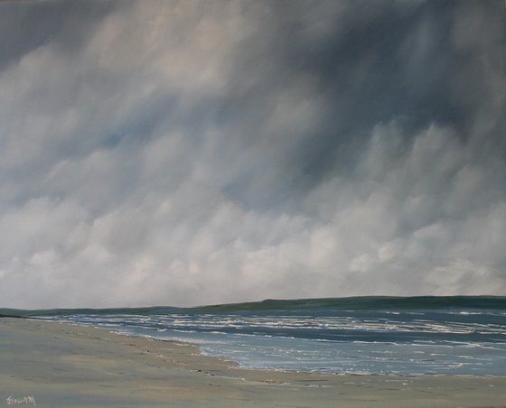 Clouds over Benone Strand, Ireland