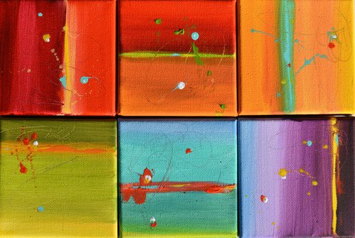 Colors of Refuge by Abstract Art by Cynthia Ligeros