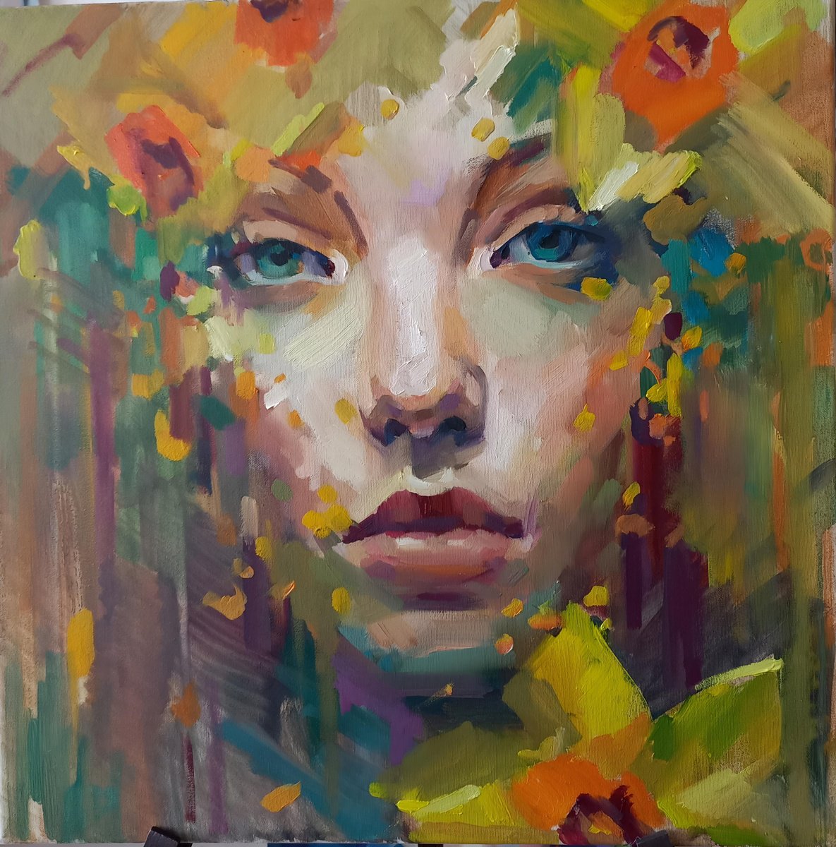 Narcissus girl by Oksana Buryakova (Aksinia)