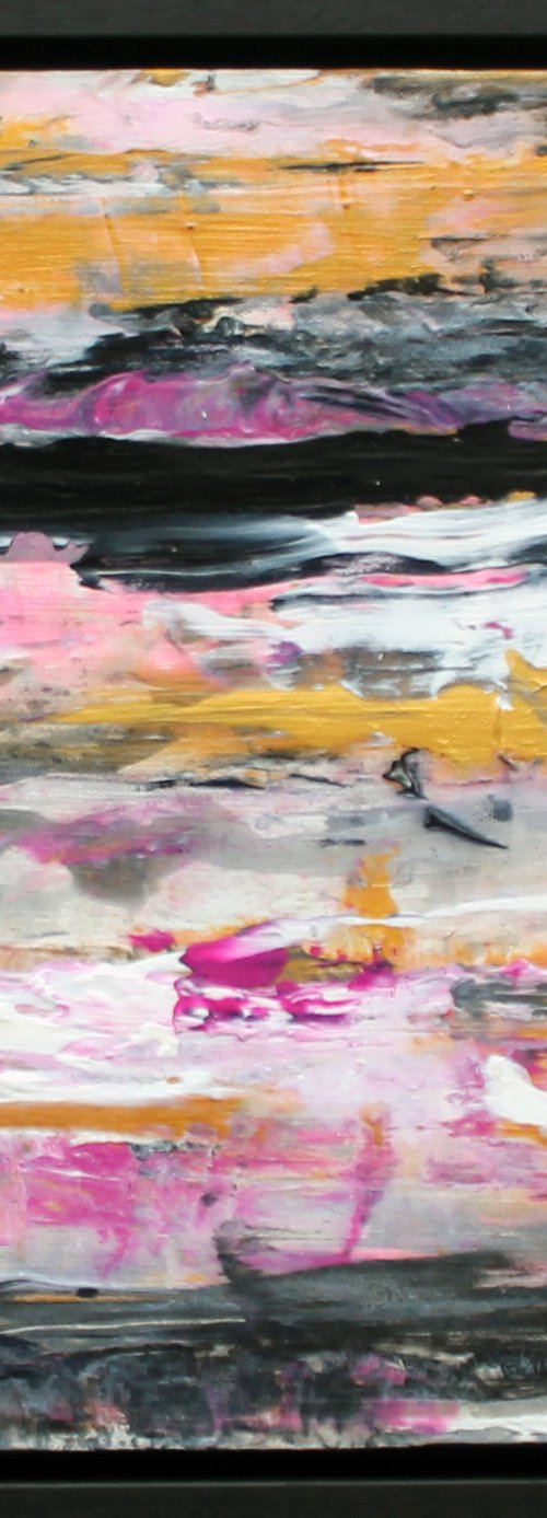 Pink Tidal Flow (Framed) by Andrew Watt