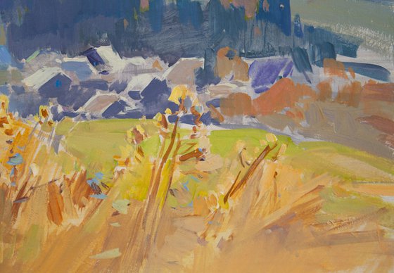 October noon in the mountains