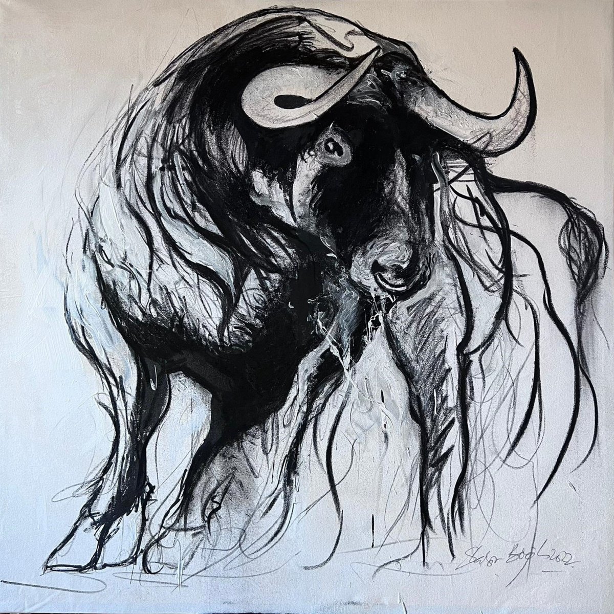 Majestic Bull by Shabs Beigh