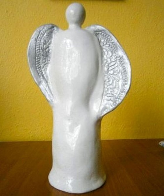 Angel with silver wings ..