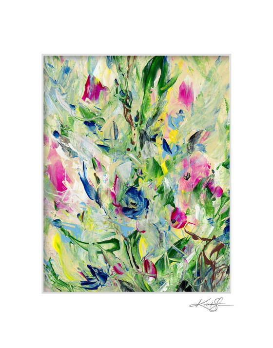 Floral Jubilee 22 - Flower Painting by Kathy Morton Stanion