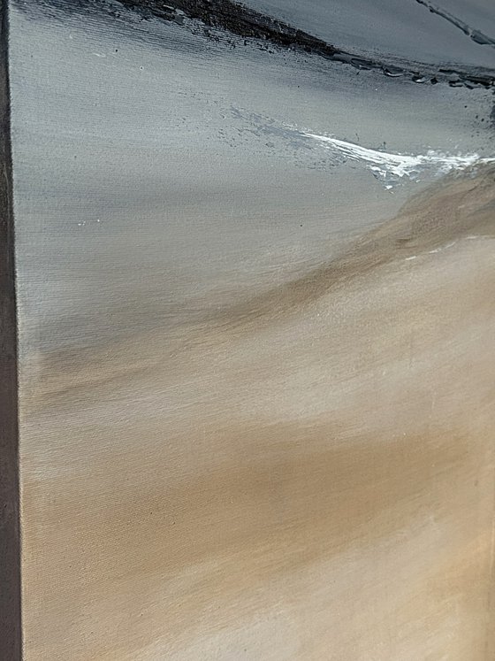 Diptych Sculpted Lines of Sand