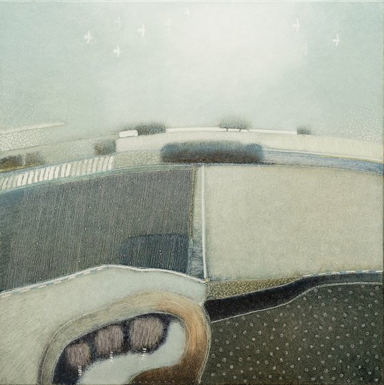 In the haze, when the first rays