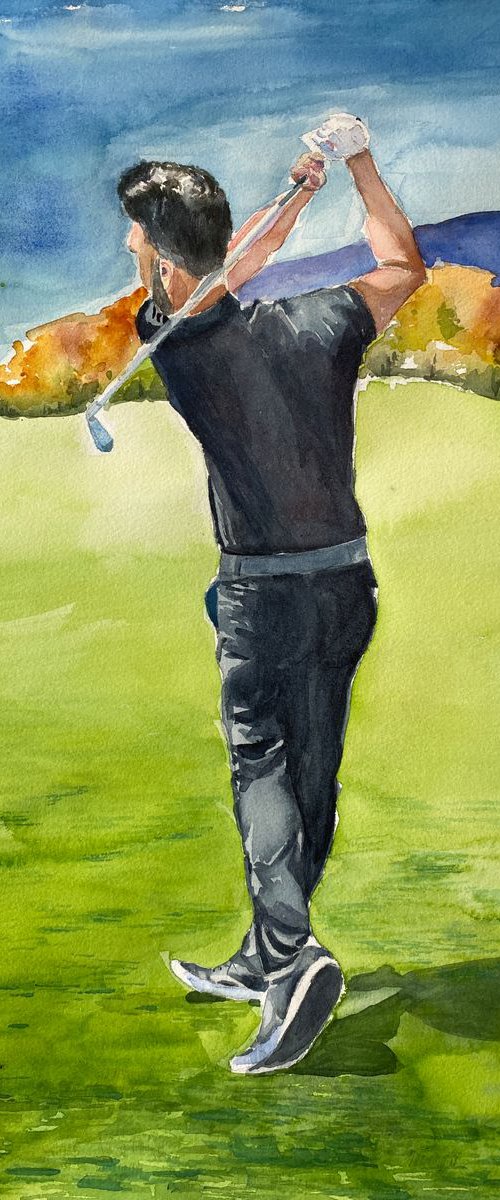 The swing...🏌️‍♂️COMMISSIONED by Geeta Yerra