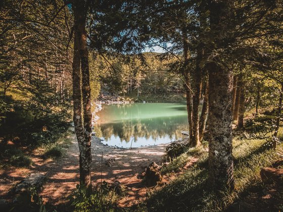 GLIMPSE OF LAGO DELLE LAME