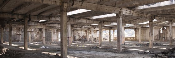 An abandoned factory, Bucovina, Romania