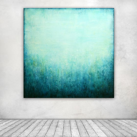 Abstract Turquoise Landscape V