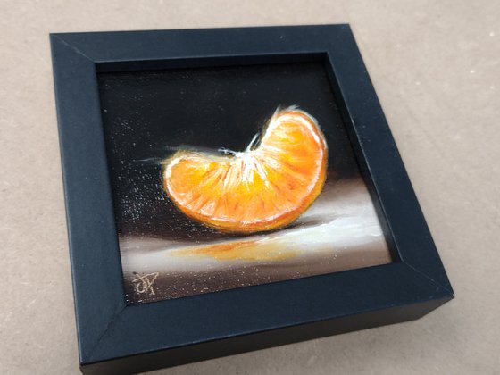 Little orange segment  still life