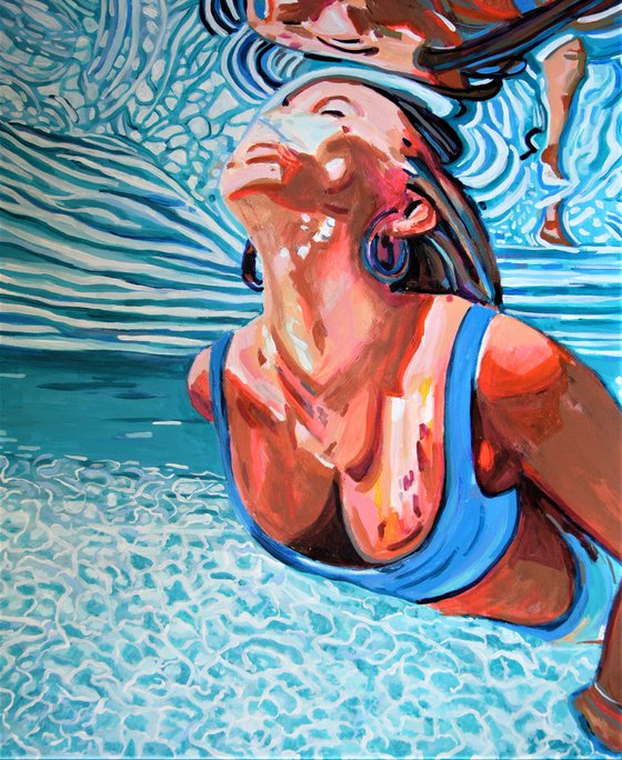 Underwater / 87 x 72 cm