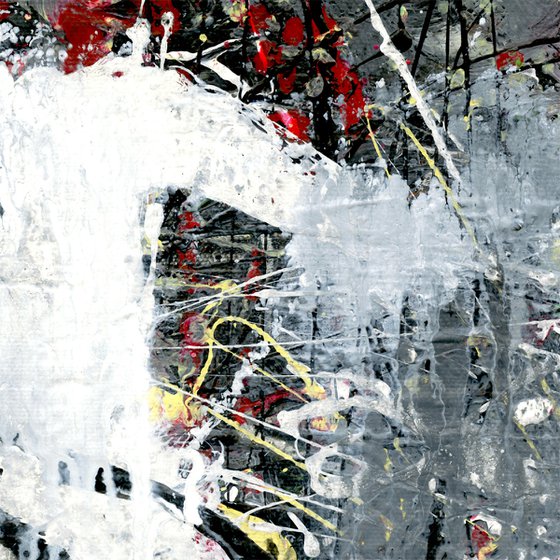 Urban Fragments 2 - Large Abstract Painting by Kathy Morton Stanion