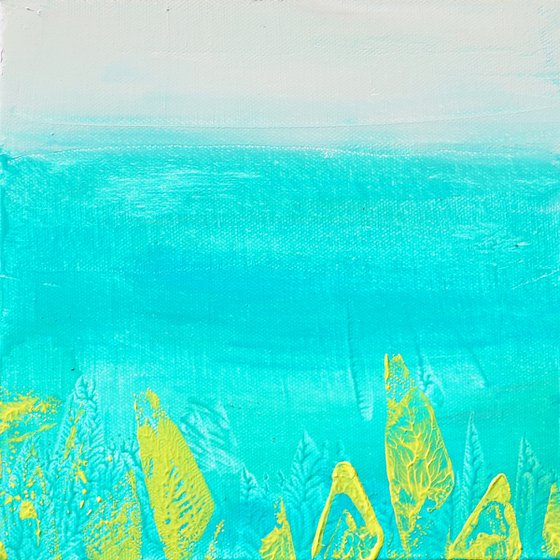 Happy Tile-Underwater Grass 20x20cm/8x8in