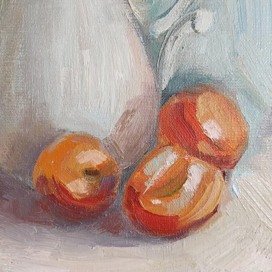 "Teapot with apricots"