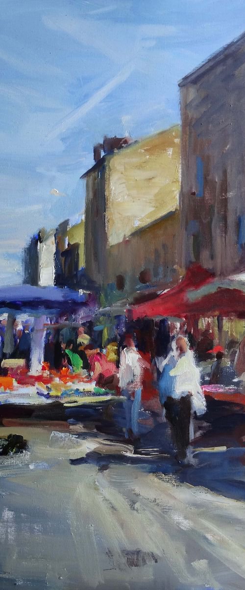Market , Sunday morning by Manuel Leonardi